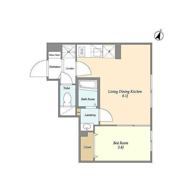 2階の間取り図