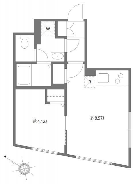 2階の間取り図