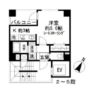 3階の間取り図