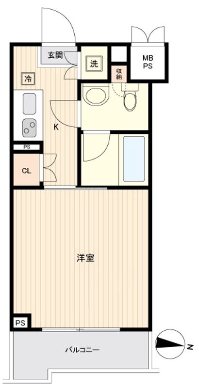 4階の間取り図