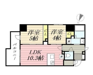 4階の間取り図