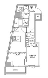 4階の間取り図