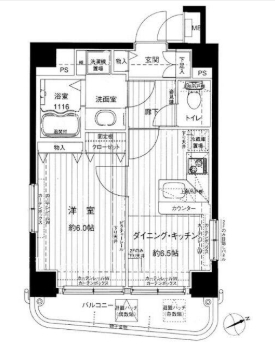5階の間取り図