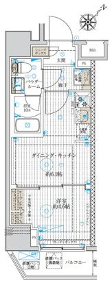 6階の間取り図