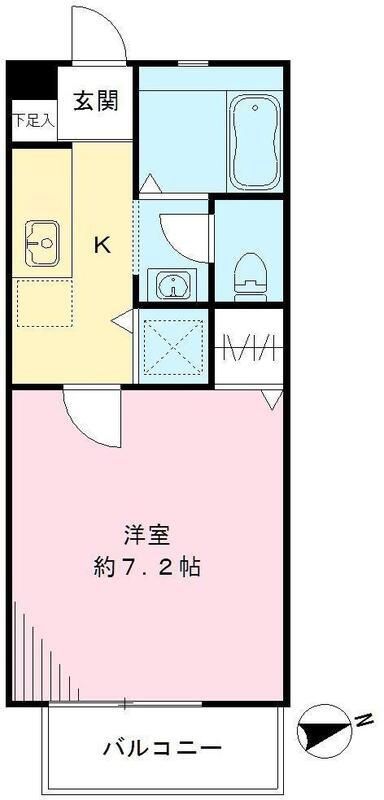 2階の間取り図