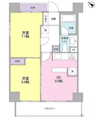 14階の間取り図