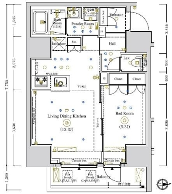 7階の間取り図