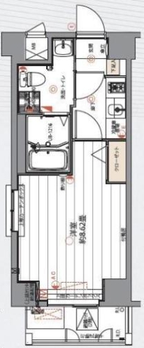 2階の間取り図