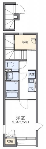 2階の間取り図