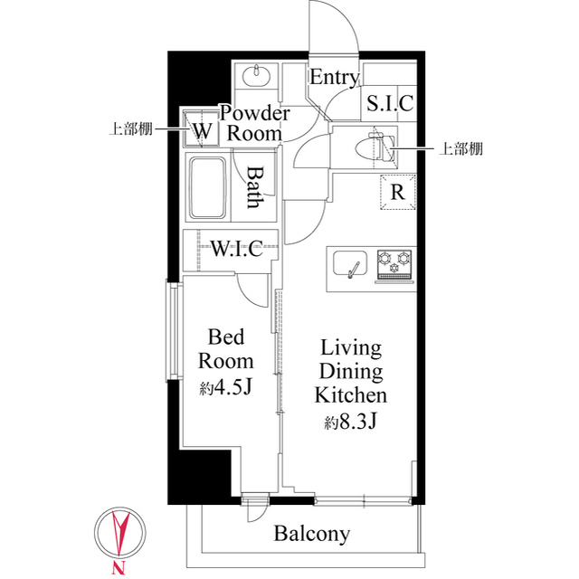 2階の間取り図