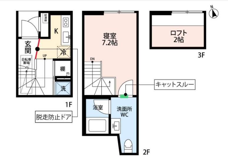 1階の間取り図