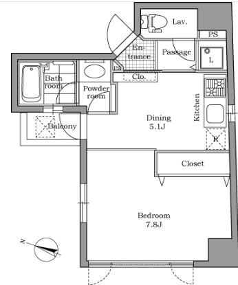 3階の間取り図