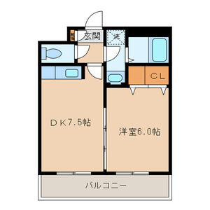 2階の間取り図