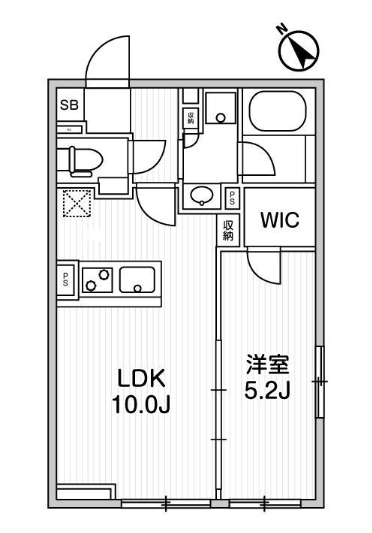 1階の間取り図