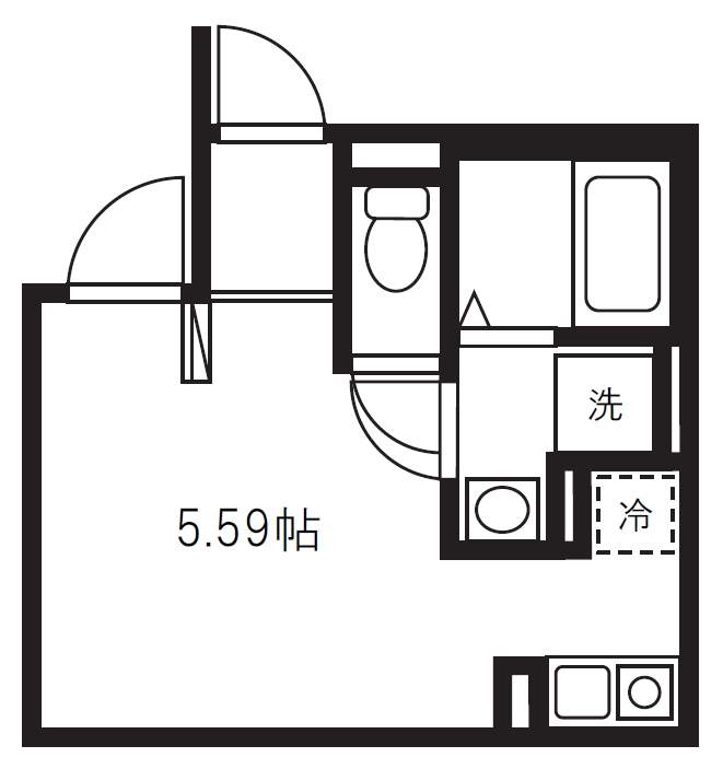 2階の間取り図