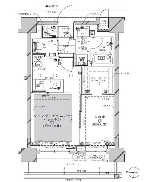 2階の間取り図