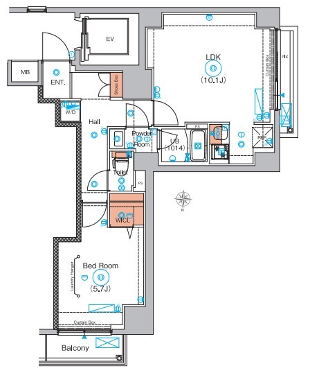 3階の間取り図
