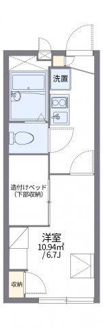 2階の間取り図