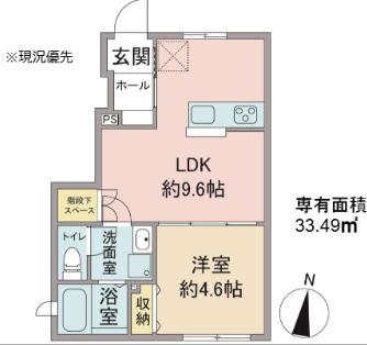1階の間取り図