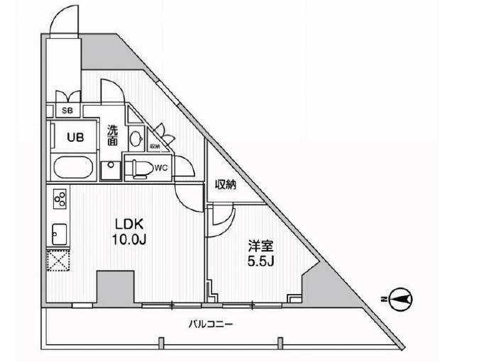 10階の間取り図