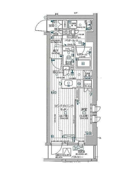 3階の間取り図