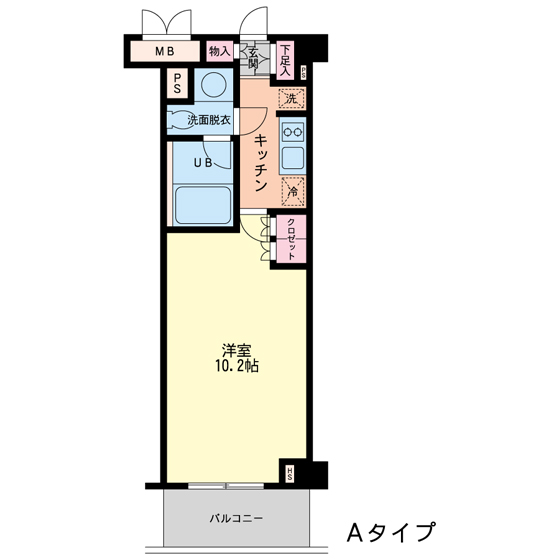 1階の間取り図