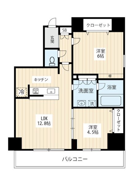 4階の間取り図