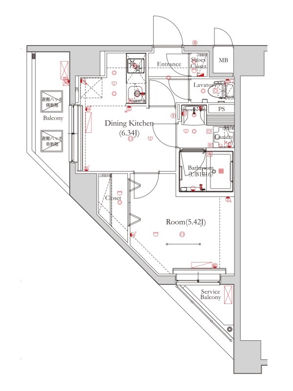 7階の間取り図