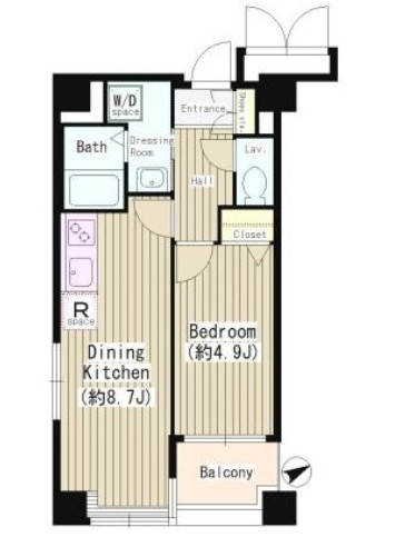 4階の間取り図