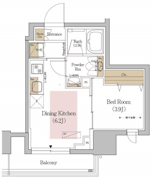 7階の間取り図