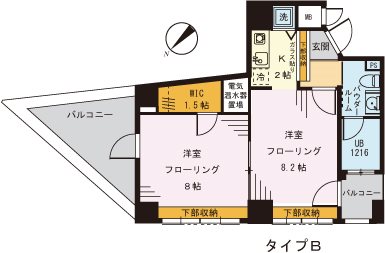 3階の間取り図
