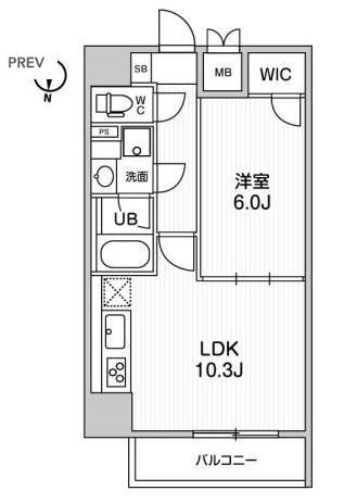 10階の間取り図