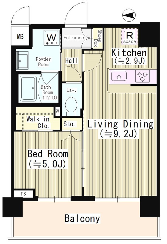 2階の間取り図