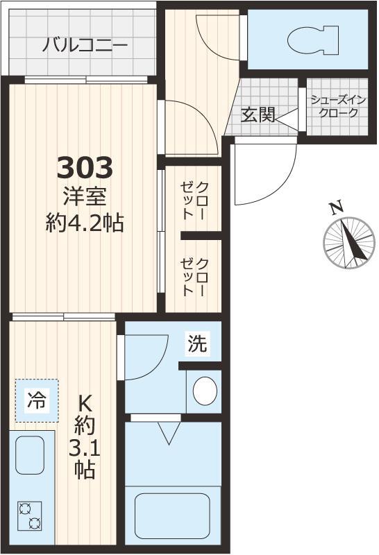 3階の間取り図