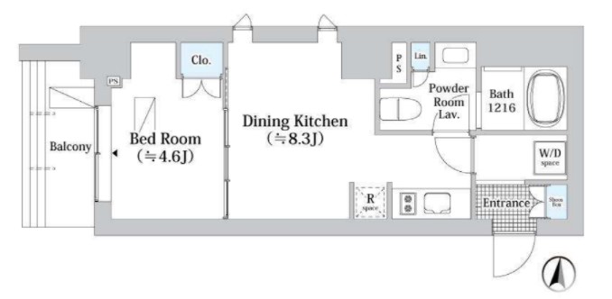 5階の間取り図