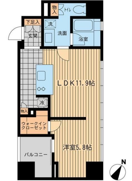 5階の間取り図