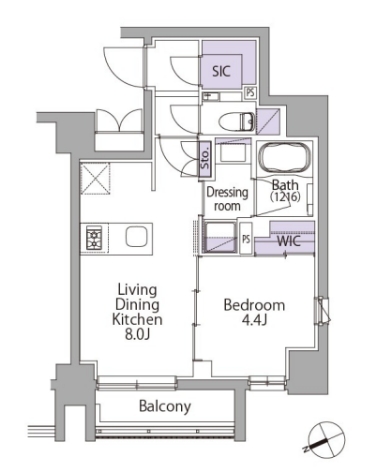 7階の間取り図