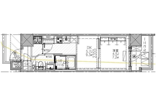 5階の間取り図