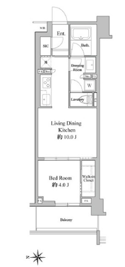 2階の間取り図