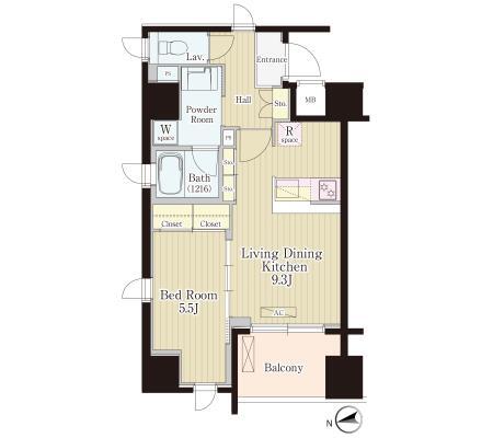 3階の間取り図