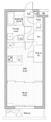 5階の間取り図