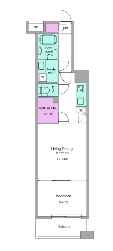 3階の間取り図