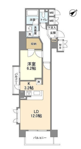 角部屋で使いやすい間取り♪