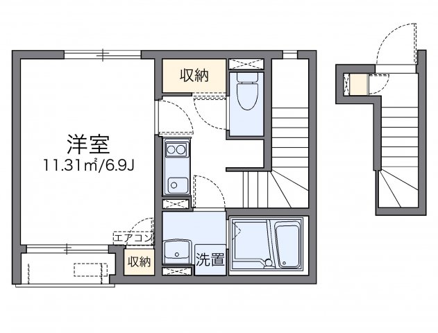 代表的な間取のため実際の間取とは異なる場合があります