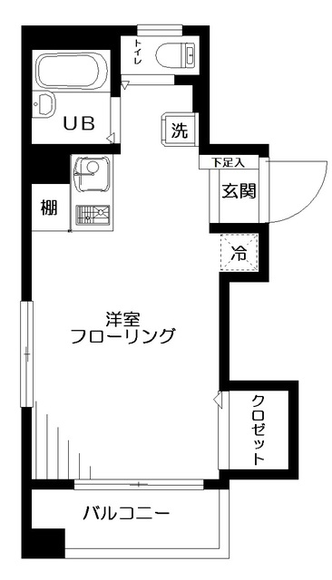 4階の間取り図