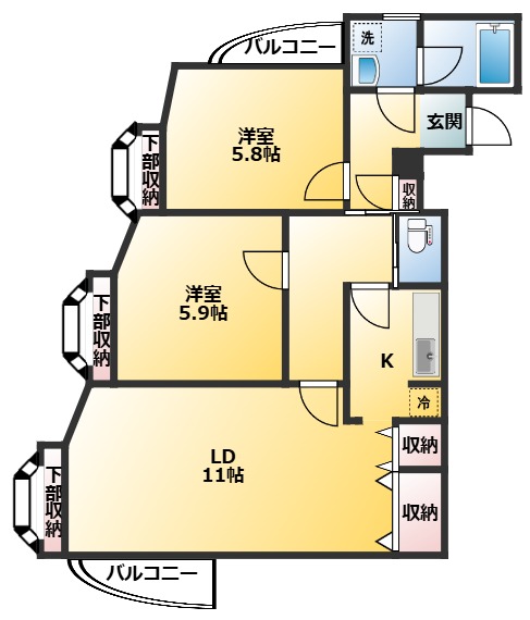 ☆使いやすい間取り☆