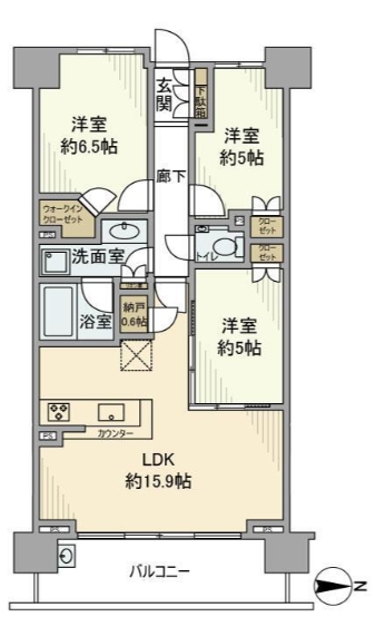 使いやすい間取り♪