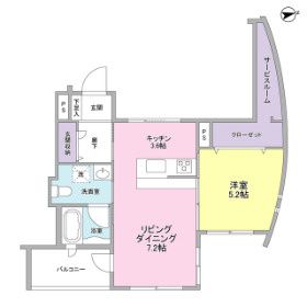 角部屋で使いやすい間取り♪