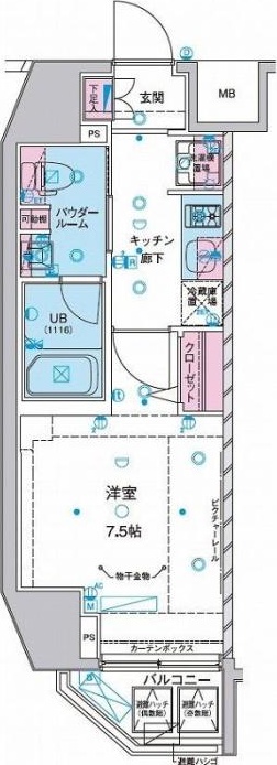 3階の間取り図