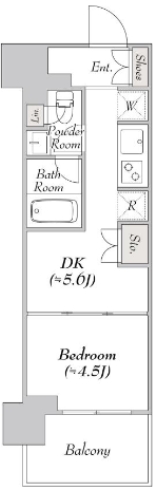 4階の間取り図
